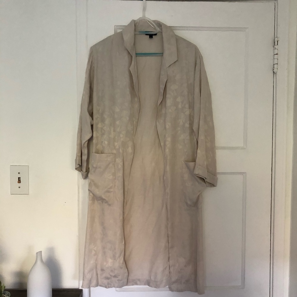 Topshop Long Beige Jacket